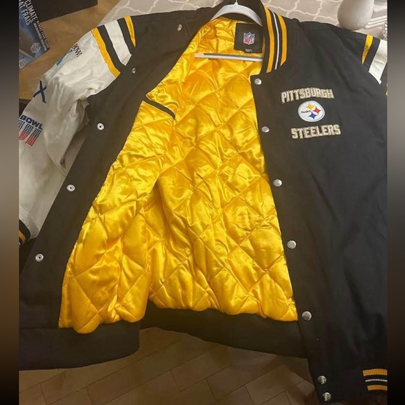 Pittsburg Steelers Vintage Varsity Jacket - Picture 6 of 10
